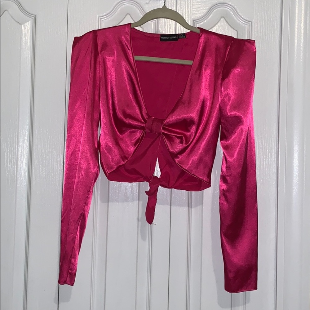 Pretty Little Thing Hot Pink Skirt Set - Picture 3 of 7